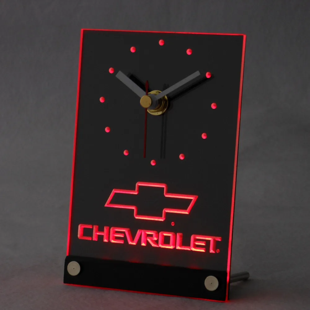 Tnc0817 Chevrolet 3D LED настольные часы|3d led clock|3d clockclock 3d |
