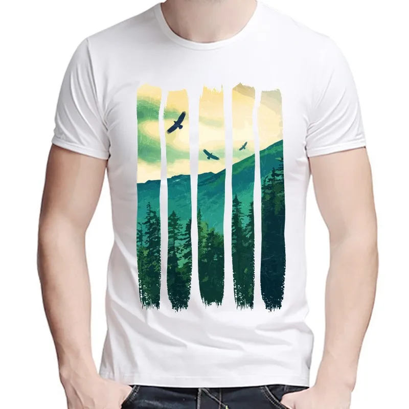 

YEMUSEED New Men Tops Summer Pritn T-shirt Short sleeve T-shirt FFV132