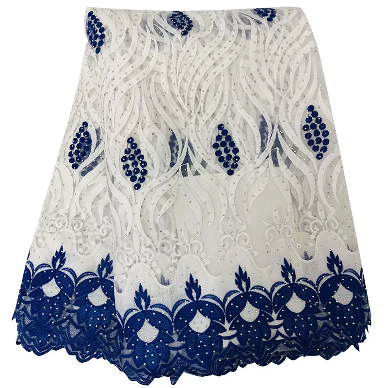 High Quality African Cord Lace Fabrics New Coming Nigerian Laces Fabric For Women Latest Design French Tulle FabricHX1594-1 | Дом и сад