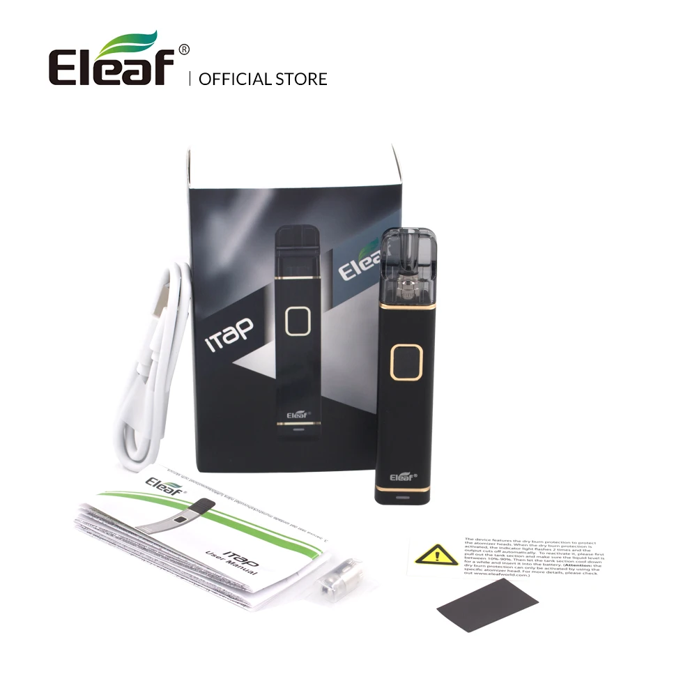 Оригинальный набор Eleaf iTap 30 Вт max со встроенным аккумулятором 800 мАч 2 мл картридж 0