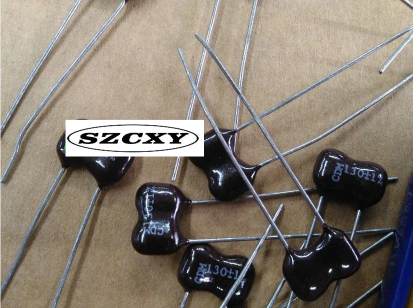 100% Home furnishings 500v130P 130p 500v CDM silver mica capacitor foot distance is 6mm | Электроника