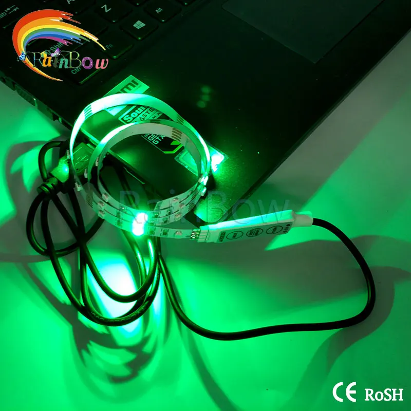 2016 Free shipping 5 В USB Кабель газа СВЕТОДИОДНЫЕ полосы света SMD3528 50 см Рождество Гибкие