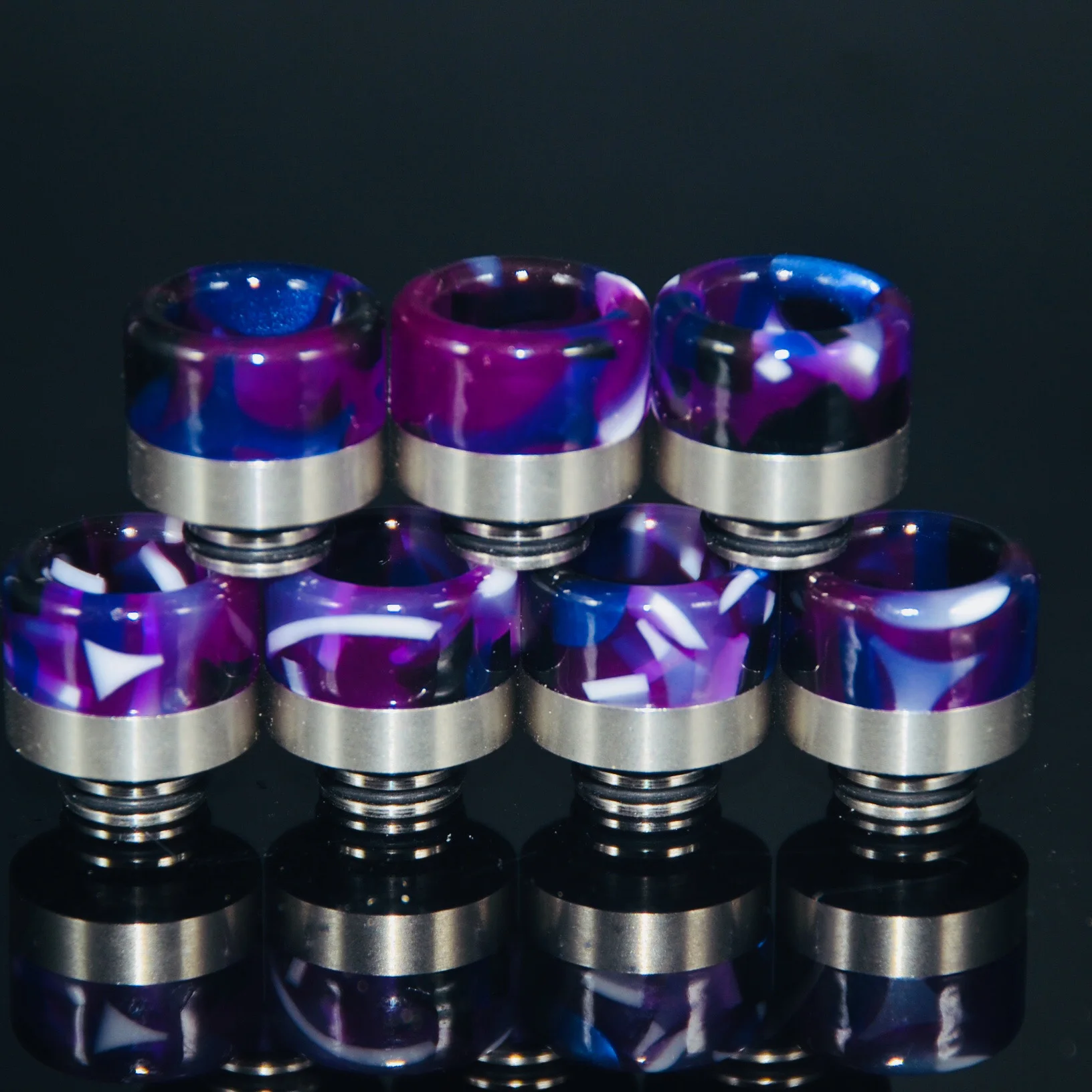 510 фиолетовая смола сменный капельный наконечник для Haku Riviera RDTA/Uwell Crown 4 IV/SiChro RDA/Eleaf