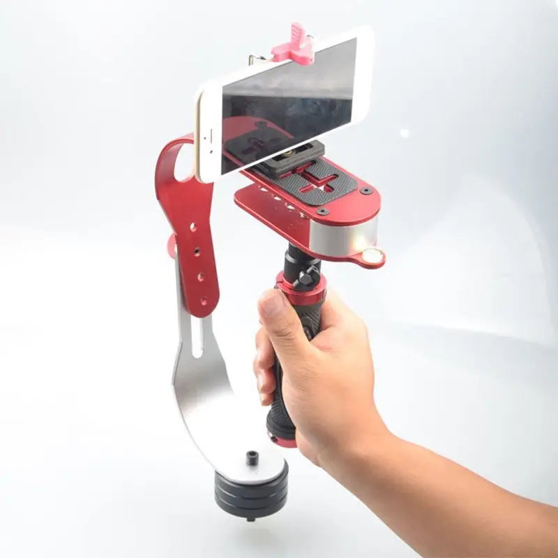 Красный Ручной Стабилизатор для видеокамеры Steadicam Canon Nikon Sony Gopro Hero Phone DSLR DV с