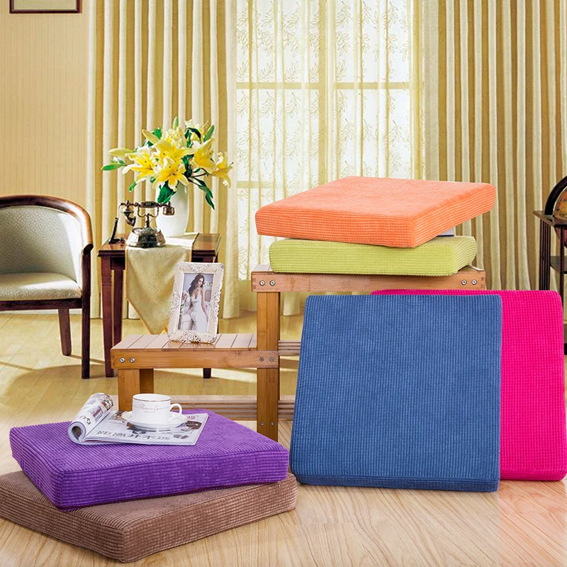 

Cushion Soft And Comfortable Chair Cushion Solid Color Seat Cushion Square Floor Tatami Cushion Home Office Universal Comfort