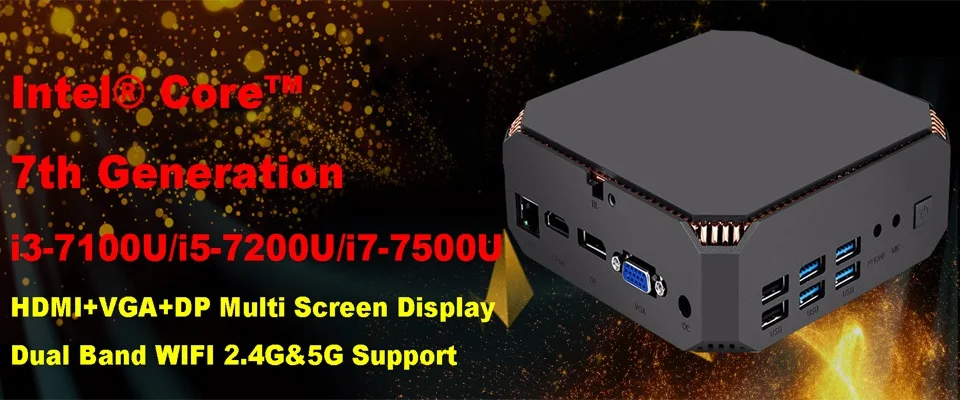 Микро Карманный ПК Z8350 Мини ПК T5 мини-компьютер Intel atom Z8350 4 ядра WiFi2.4G& 5G 4 K Bluetooth 4,0 HDMI HTPC USB PC stick