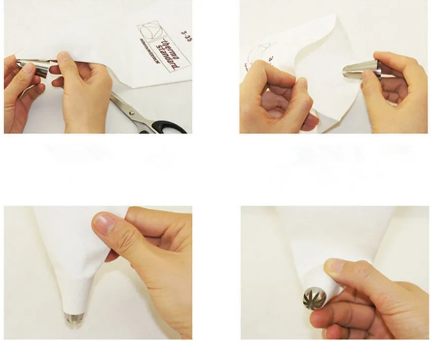 

Stainless Steel DIY Flower Spiral Icing Piping Nozzles Pastry Nozzle Fondant Cake Decorating Tool