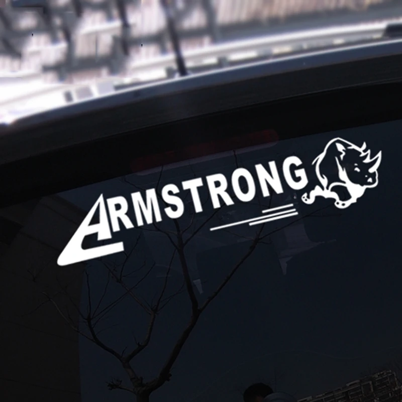 ARMSTRONG Rhinoceros декоративная наклейка на окно автомобиля для JEEP/FORD/VW светоотражающие