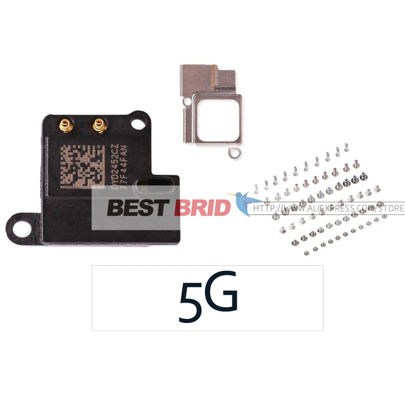 3 шт./1 комплект для iPhone 5 5S SE 5C ушной динамик+ полный набор винтов+ наушник маленький металлический внутренний кронштейн металлические детали
