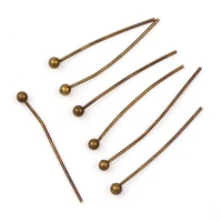 factory cheap 15mm50mm ball head pins antique bronze color ball head pins findings diy jewelry making jewelry accessories