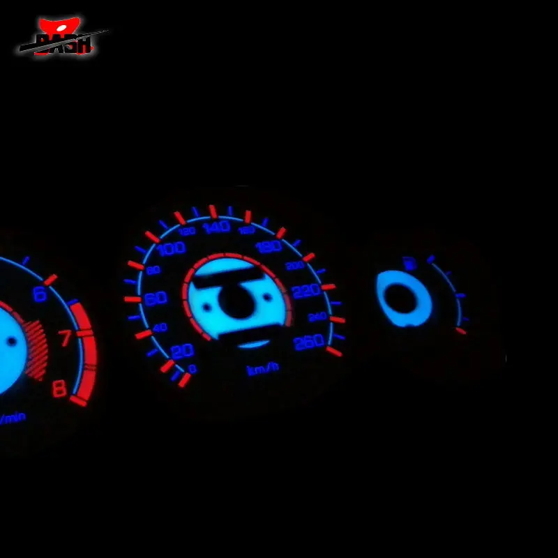 DASH EL Glow Gauge для Cefiro A32 1995 1998 обратное свечение белое лицо голубое зеленое освещение
