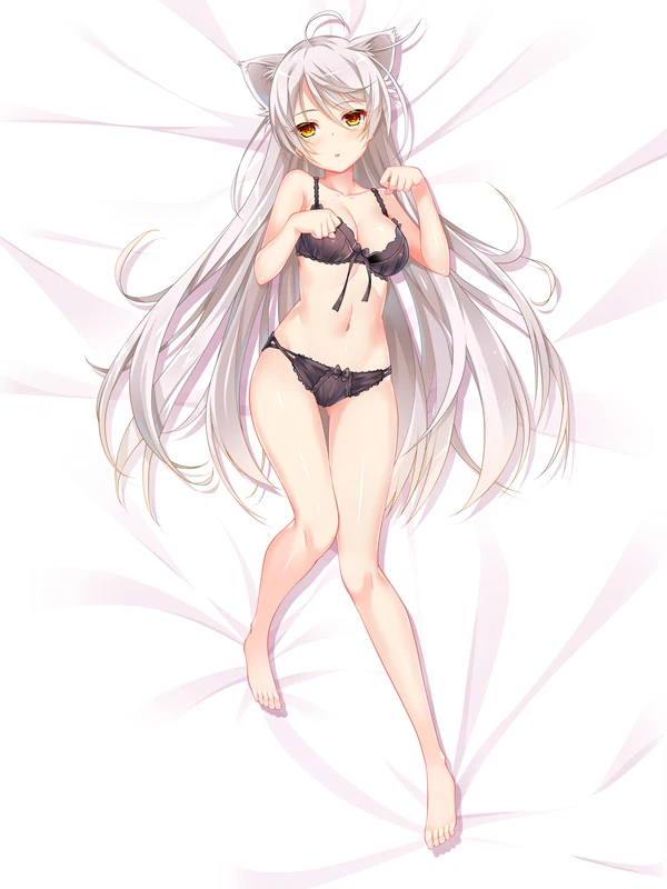 MMF 150x200 см Monogatari bakemonogatari персонажи Аниме Сексуальная кошка девушка черный hanekawa