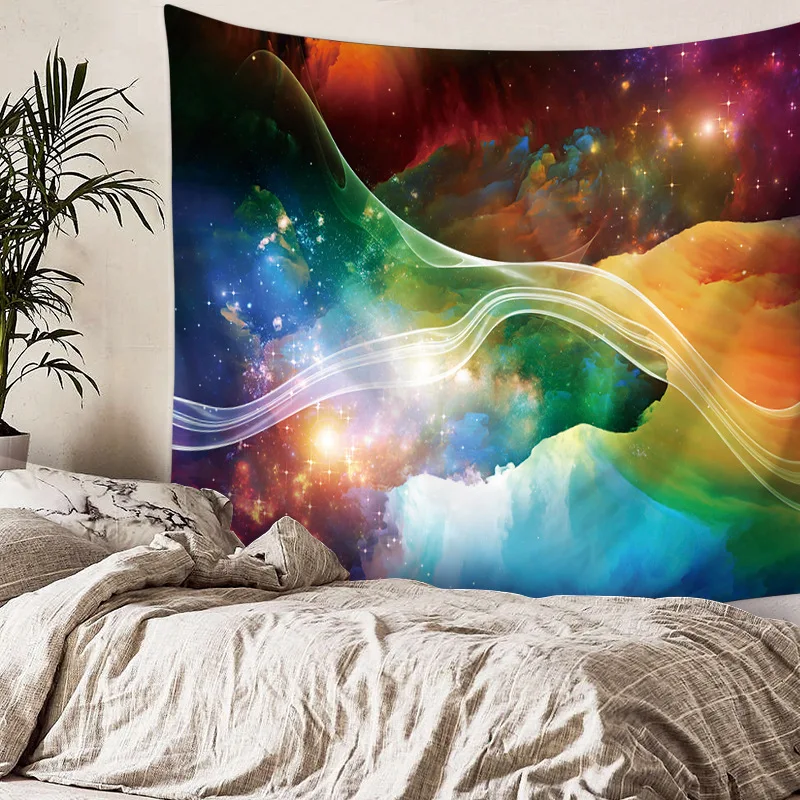 Trippy хиппи Вселенная галактики психоделический гобелен настенный гобелены
