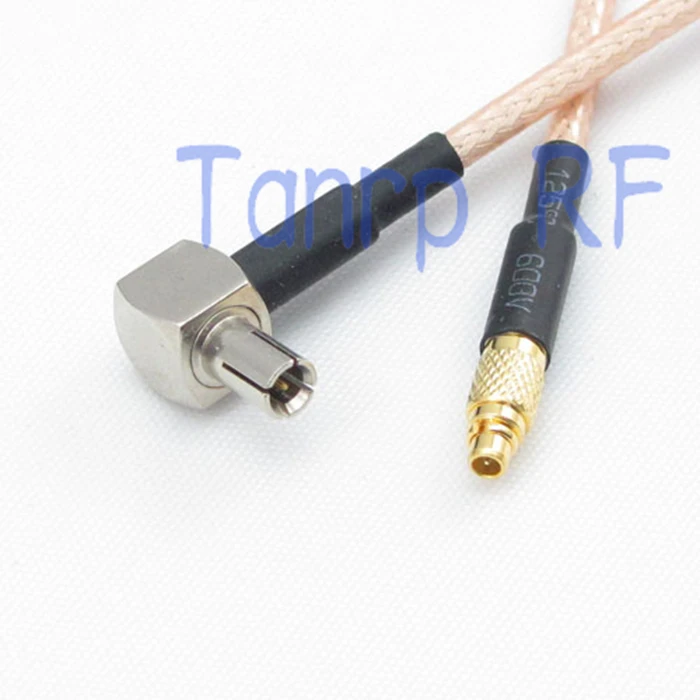 

10PCS 6in MMCX male plug to TS9 male right angle RF adapter connector 15CM Pigtail coaxial jumper cable RG316 extension cable