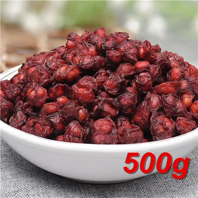 Премиум органические Schisandra сушеные ягоды Wu Wei Zi тоник Пять вкусов фруктов - Цвет: 500g