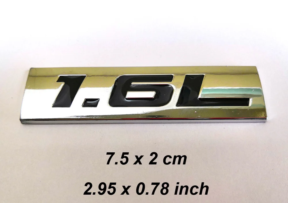 1.4L 1.5L 1.6L 1.7L 1.8L 1.9L энергетическая эмблема багажник Наклейка для TOYOTA Honda Mitsubishi VOLVO GEELY CHERY HAVAL Dodge