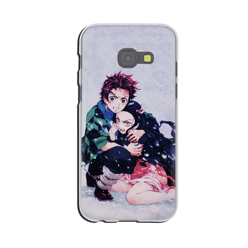 Аниме Demon Slayer Kimetsu no Yaiba жесткий чехол для телефона для Galaxy J7 J6 J5 J3 J2 J1 Prime EU US версия - Цвет: H8