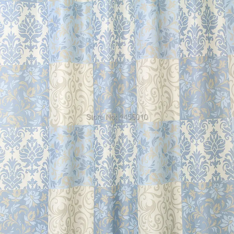 Happy Tree Fabric Polyester Rome Pattern Baroque Waterproof Shower Curtain Thicken Bathroom Classical Bath Curtain. | Дом и сад