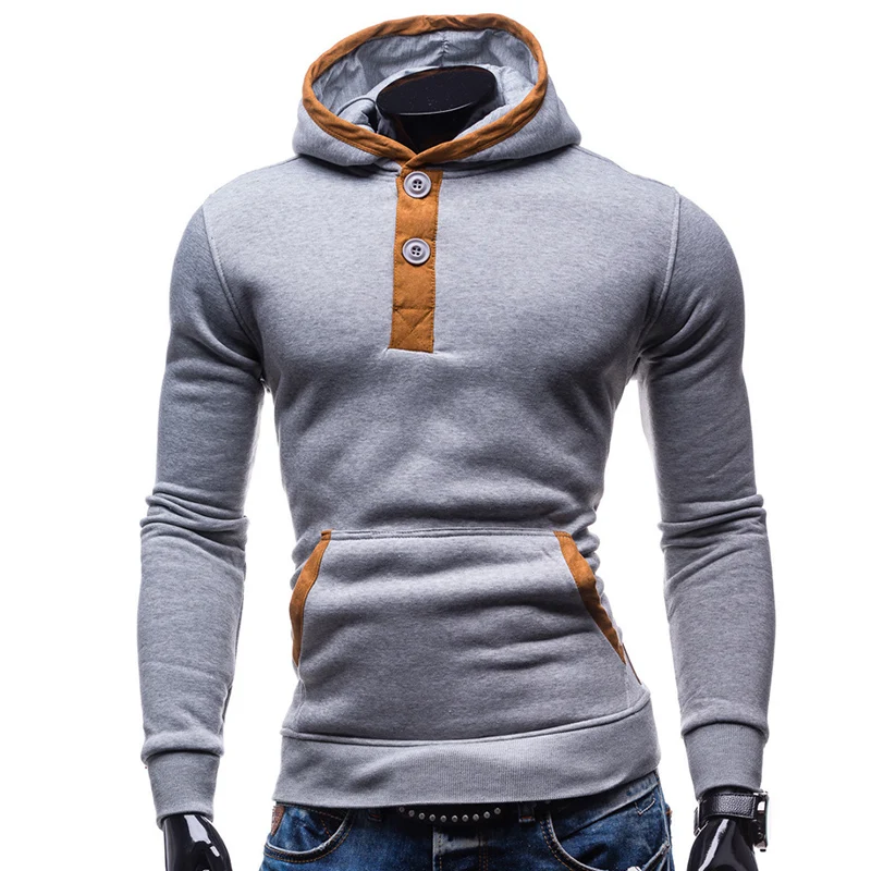 Мужские однотонные худи с капюшоном (Азиатский размер)|male sweatshirt|sweatshirt malemale hoodies |