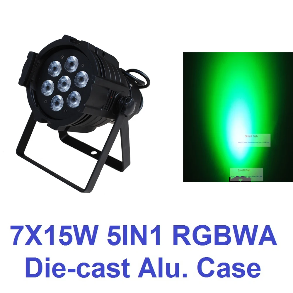 Eyourlife Par Led 7X15W RGBWA 5в1 DJ сценический свет DMX дискотека освещение эффект для