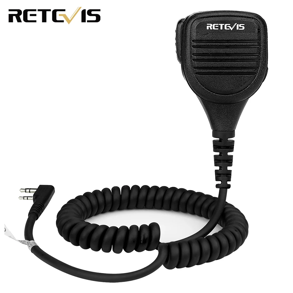

Retevis RS-112 IP54 Waterproof Remote Speaker Microphone for Kenwood H777 RT22 RT5R RT3 RT81 Two Way Radio Walkie Talkie C9054A
