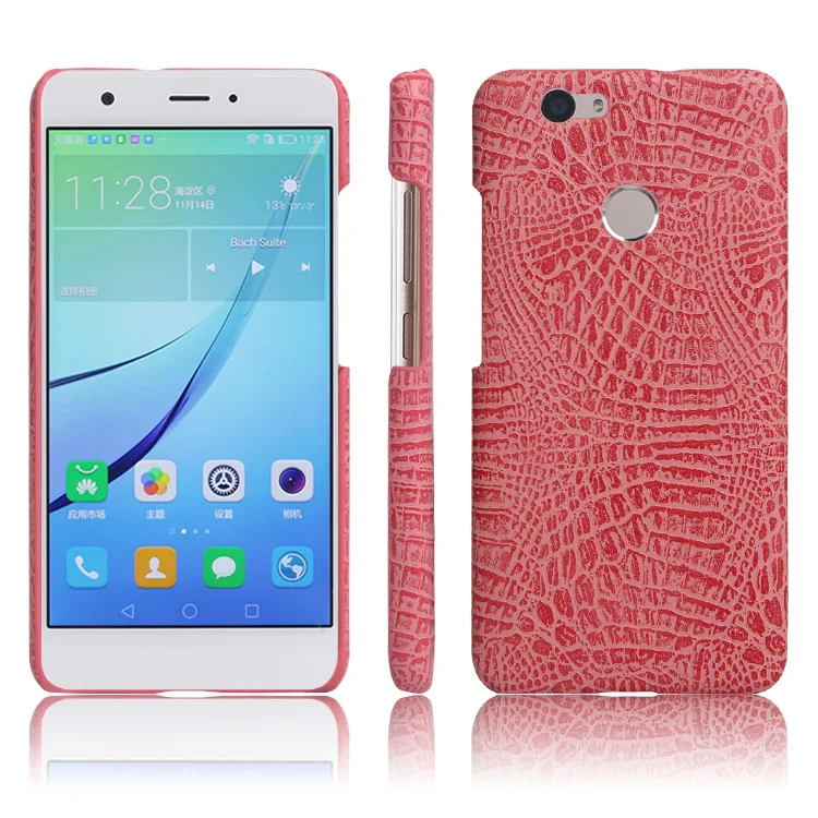 Leather Case for Huawei Nova Luxury Crocodile Skin Pattern Cover Shockproof Hard Back Shell On Mobile Phone Cases Fundas Bag |