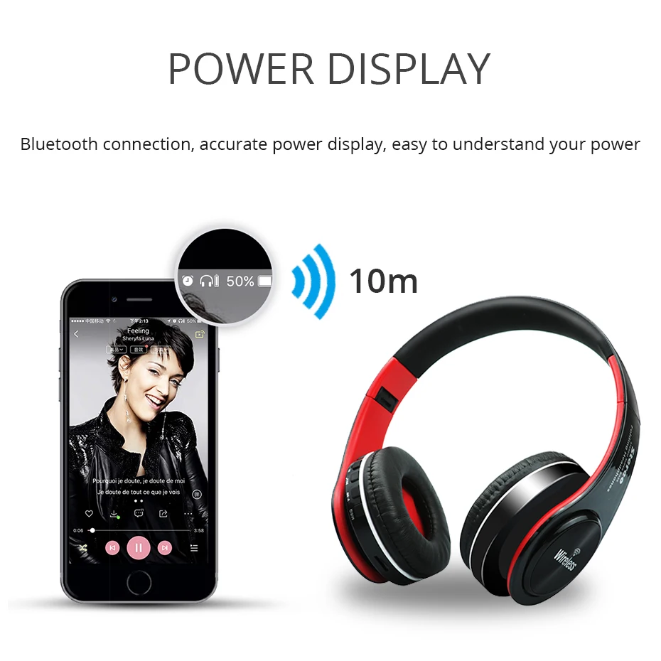 UYG беспроводные наушники для телефона Bluetooth MP3 с микрофоном TF компьютера смартфон