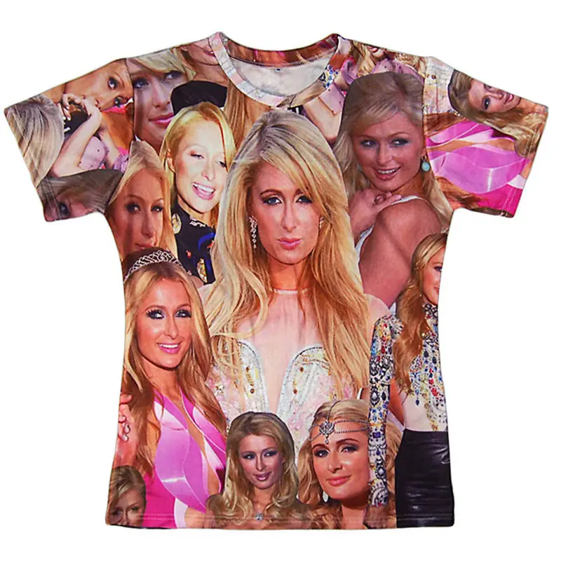 Летняя Повседневная футболка Футболки унисекс с 3D-принтом супер звезда графика