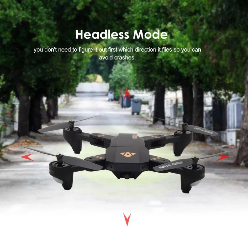 VISUO XS809HW 2 4G складной FPV селфи Дрон RC Квадрокоптер с 720 P широкоугольной камерой