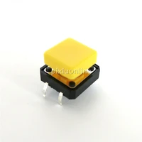 j090b yellow plastic push button switch for diy model circuit making free shipping canada australia malaysia ukraine