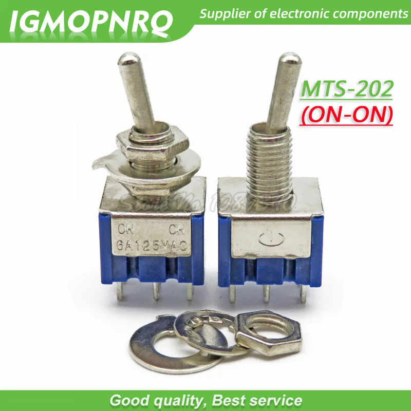 10 шт. Φ 6A 125V AC 6 контактный мини переключатель ВКЛ./ВЫКЛ. 31*13*12 мм для переключения