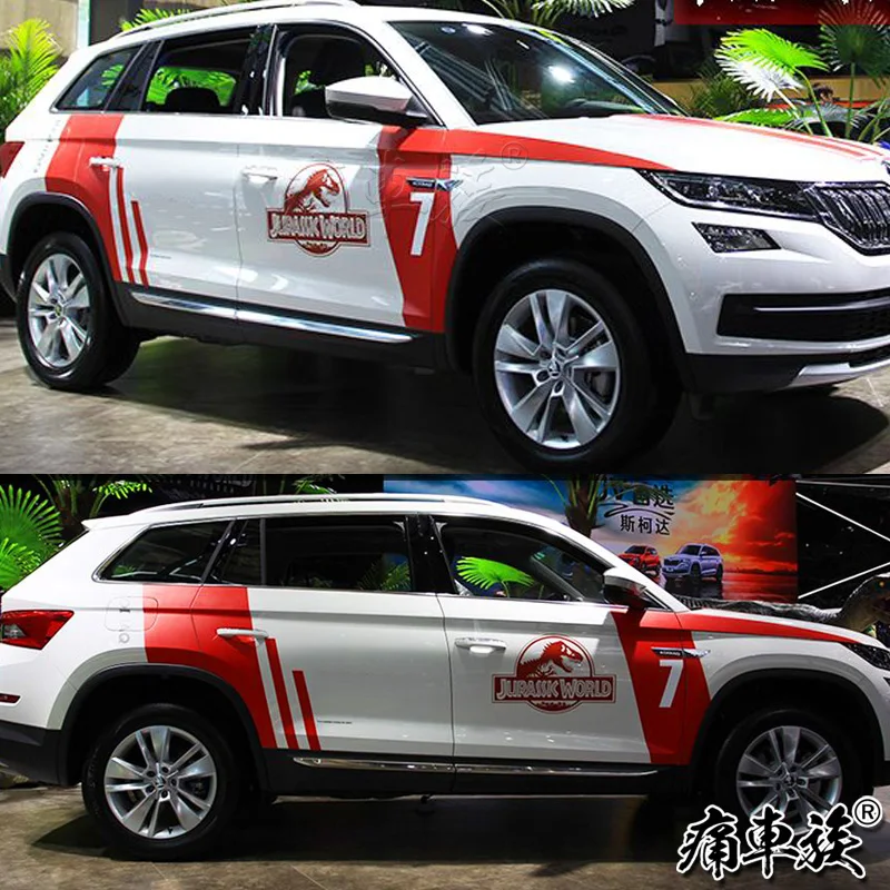 Автомобильная наклейка для Skoda Kodiaq, украшение для тела, Kodiaq, наклейка на дверь автомобиля, украшение, наклейка для ремонта