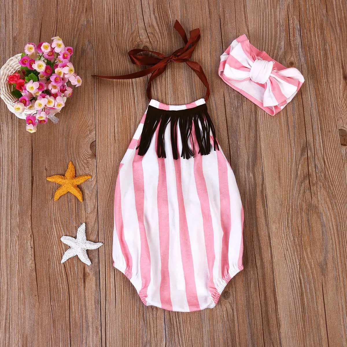 Комбинезон в красно белую полоску для новорожденных 2 шт.|baby romper white|infant baby girl