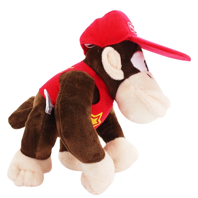 22cm Diddy Kong Monkey Animal Anime Games Hanuman Plush Toy Doll | Игрушки и хобби