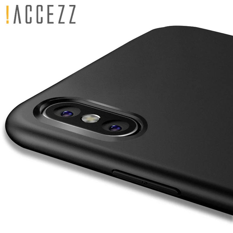 ! ACCEZZ ТПУ Мягкий матовый чехол для телефона Apple iphone XS MAX XR X 8 7 6 6S Plus Роскошный