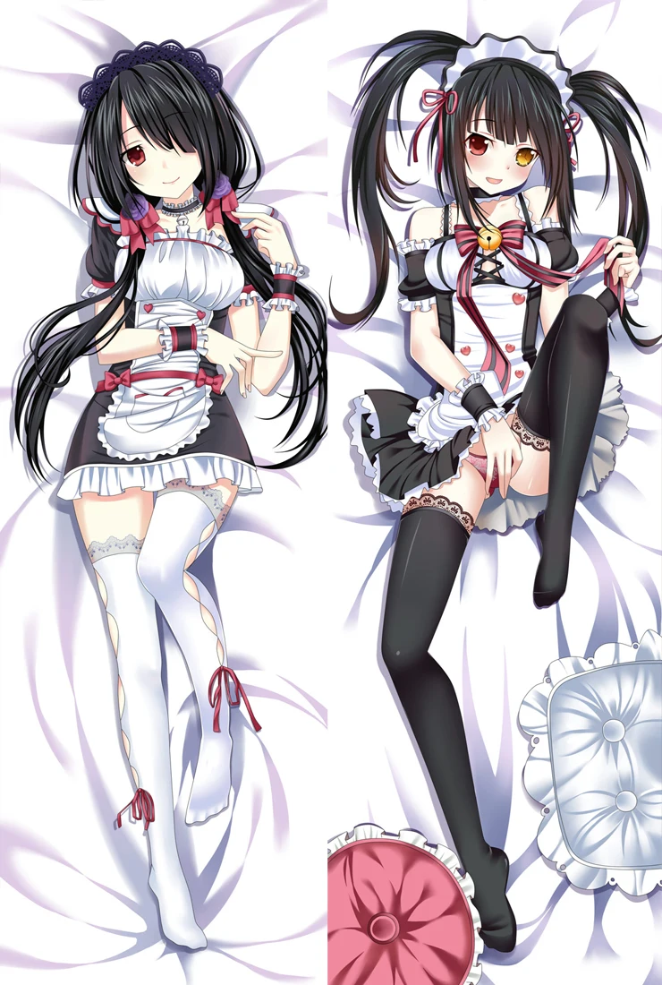 Чехол на подушку для украшения тела с датой и LIVE Tokisaki Kurumi waifu японский