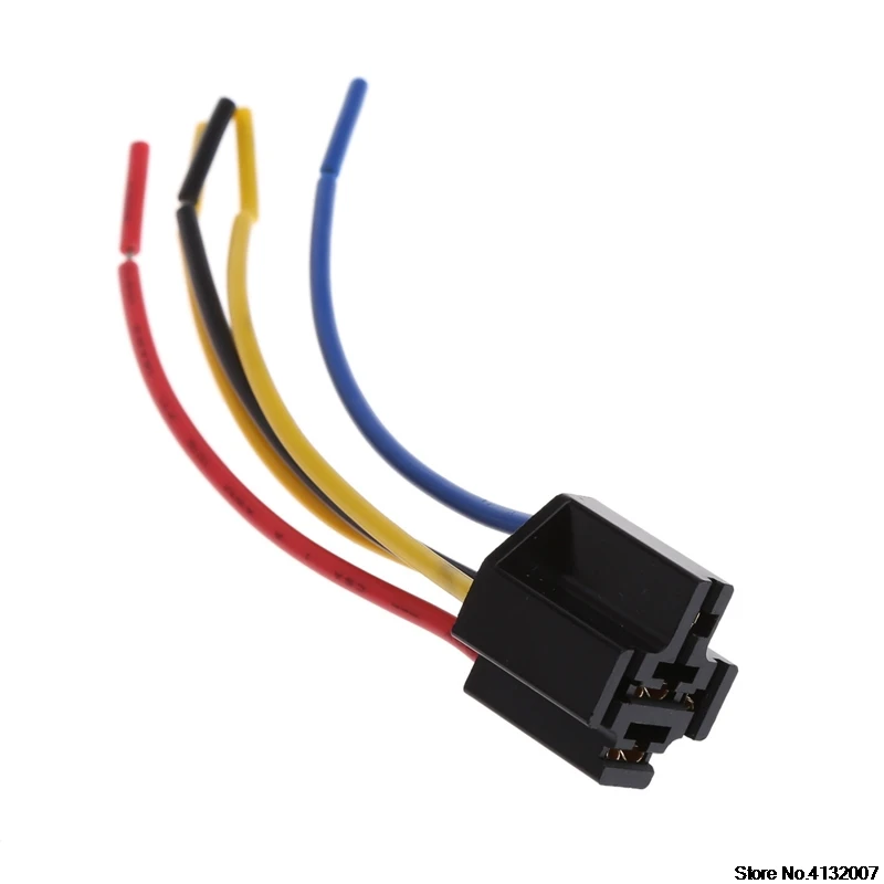 Водонепроницаемый Автомобильный реле постоянного тока 12 В 40 А 5-контактный