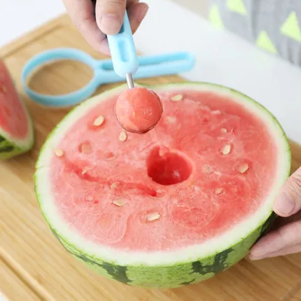 2 шт. Кухонные гаджеты мяч многофункциональный арбуз фрукты копать ложка резьба