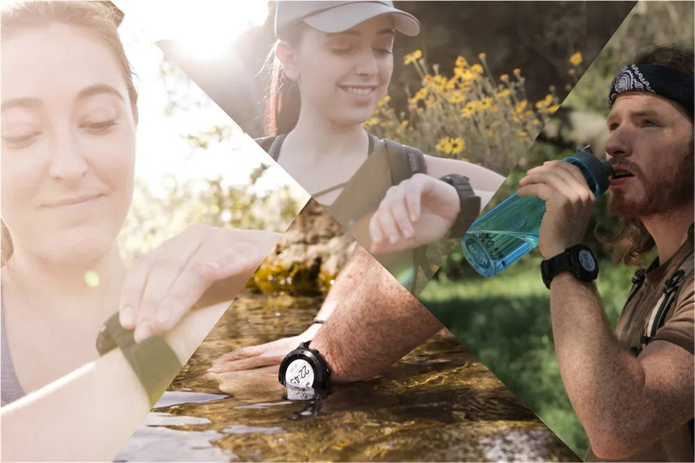 AMYNIKEER умные часы UW80C уличные спортивные часы gps навигация монитор сердечного ритма компас IP68 Водонепроницаемые умные часы для мужчин