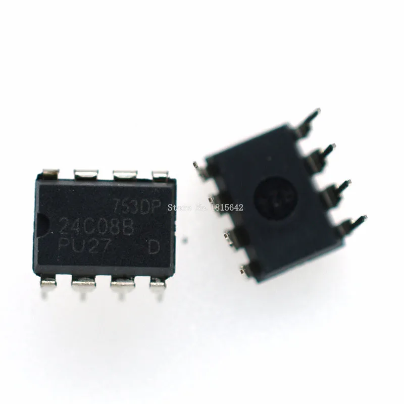 10 шт. 24C08 AT24C08 AT24C08A 24C08AN DIP-8 микросхема памяти IC DIP8 Новинка |