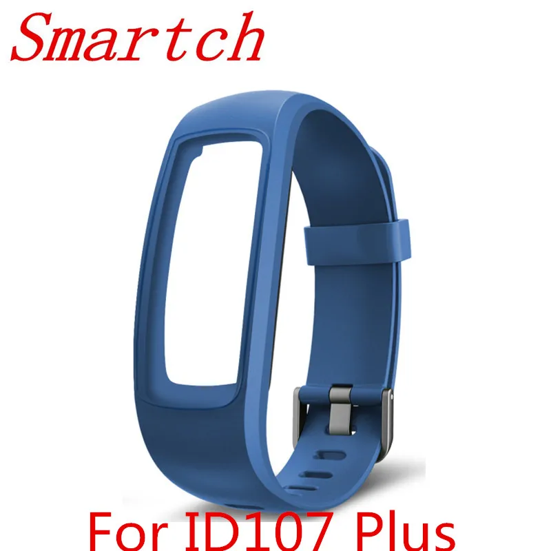 696 Smart Bracelet TPE Replacement Bluetooth Sports Waterproof Watch Band Strap Watchbands For ID107 | Электроника
