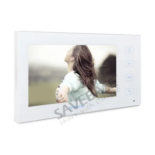 HOMSECUR 7&quot Wired Hands-free Video&ampAudio Smart Doorbell with White Monitor 1C3M | Безопасность и защита