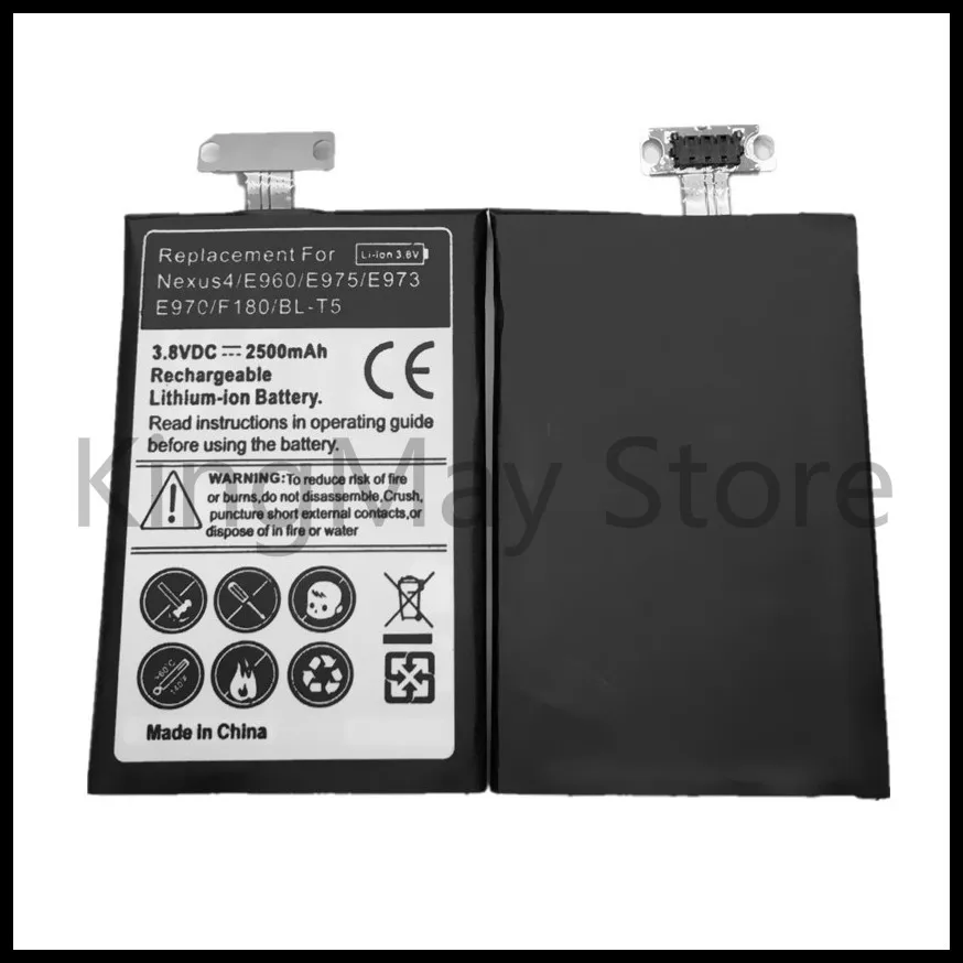 Самая низкая батарея BLT5 BL-T5 литий-ионная аккумуляторная батарея для LG Nexus 4 батарея E975 E973 E960 F180 LS970 Optimus G E970 батарея T5