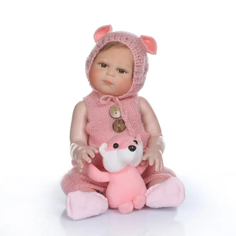 

Reborn baby girl doll 50cm bebes reborn corpo de silicone inteiro realista bonecas children gift toys newborn baby doll alive