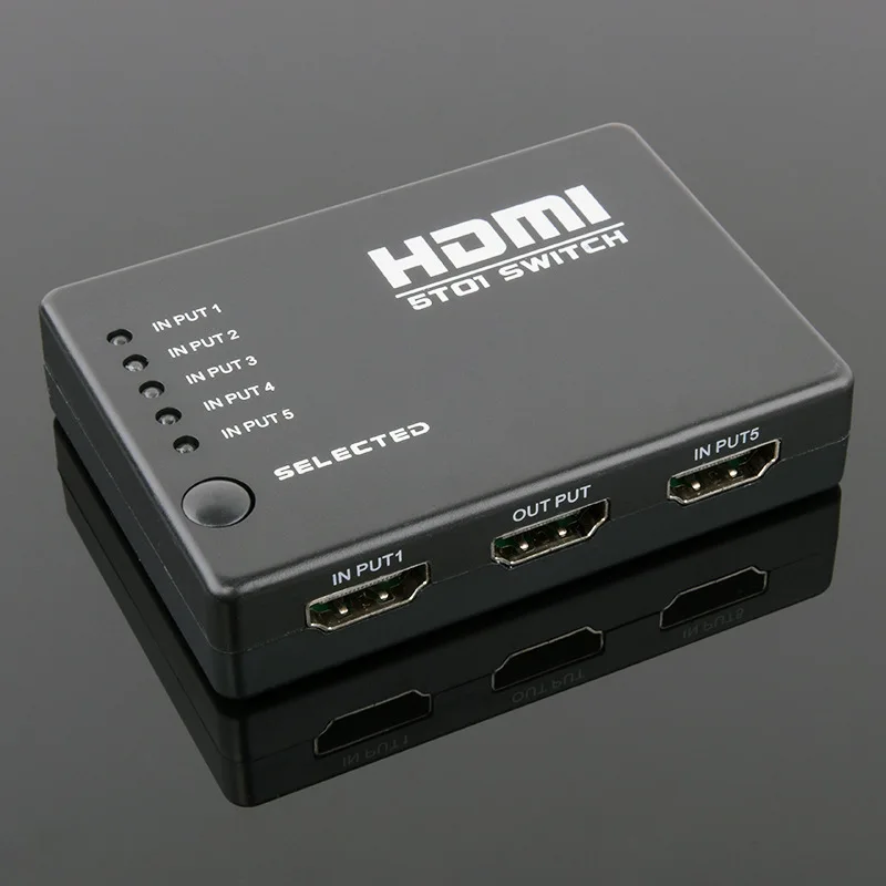 HDMI сплиттер переключатель 5 вход 1 выход 5x1 для HD DVD Sky STV PS3 Xbox 360 адаптер| |