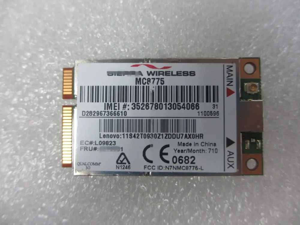 Разблокированная беспроводная карта wwan MC8775 Qualcomm 3G для Lenovo Thinkpad FRU 42T0931 42T0883 42T0823 |