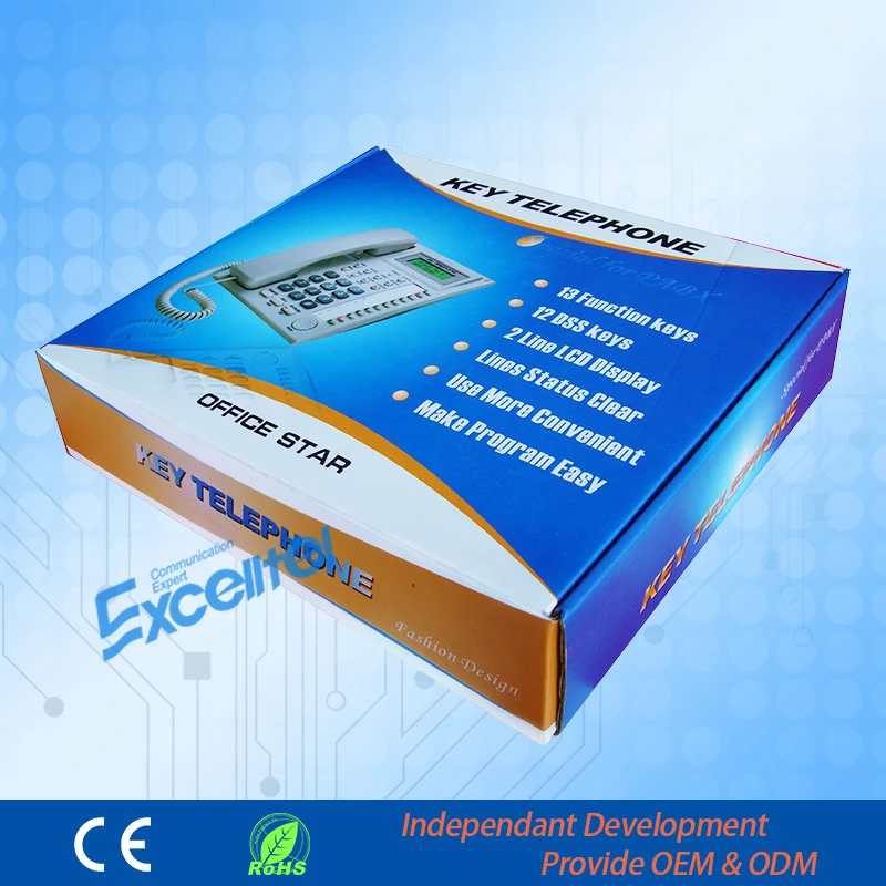 Эксклюзивный клавишный телефон Excelltel PBX PH201 для телефонной системы|keyphone| |