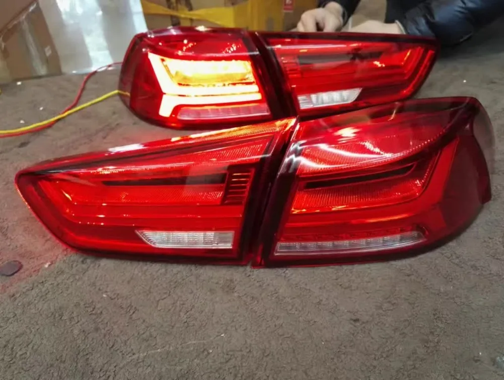 Автомобильная фара для Lancer EX 2008 ~ 2015 год задний фонарь DRL H7 D2H Hid ангельский глаз