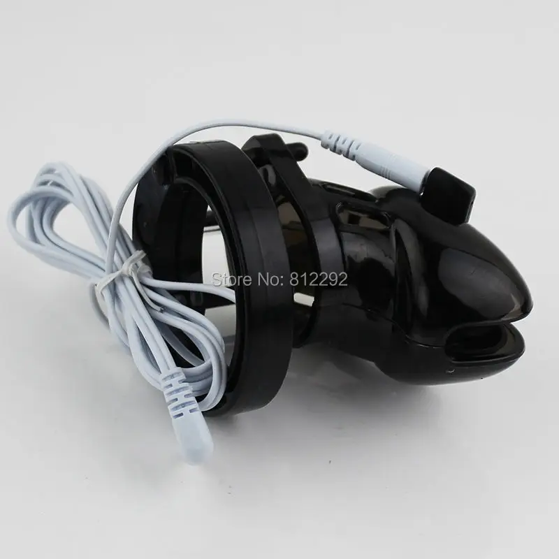 Новинка электро шок кольцо для фиксации пениса клетка члена электрическое