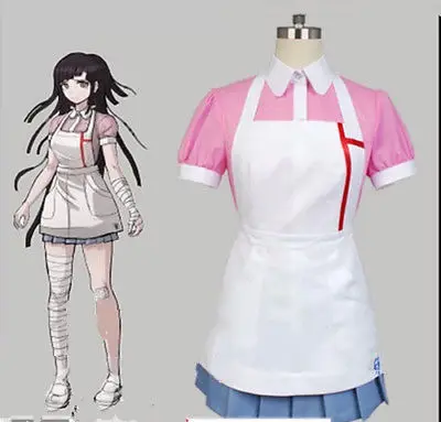 Dangan Ronpa 2 Danganronpa Dress Cosplay Mikan Tsumiki Costume | Тематическая одежда и униформа